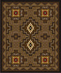 American Dakota Two Sisters Chestnut Rug