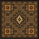 American Dakota Two Sisters Chestnut Rug