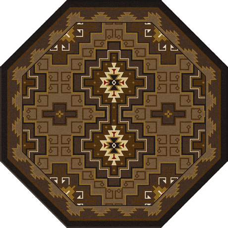American Dakota Two Sisters Chestnut Rug