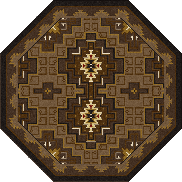 American Dakota Two Sisters Chestnut Rug