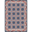 American Dakota United Quilt Antique Red White & Blue Rug - 0723RWB234