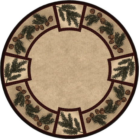 American Dakota Valley Forest Maize Rug - 0108MAZ234