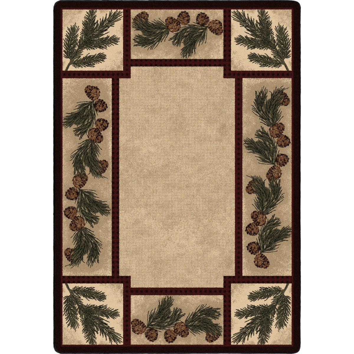 American Dakota Valley Forest Maize Rug - 0108MAZ234