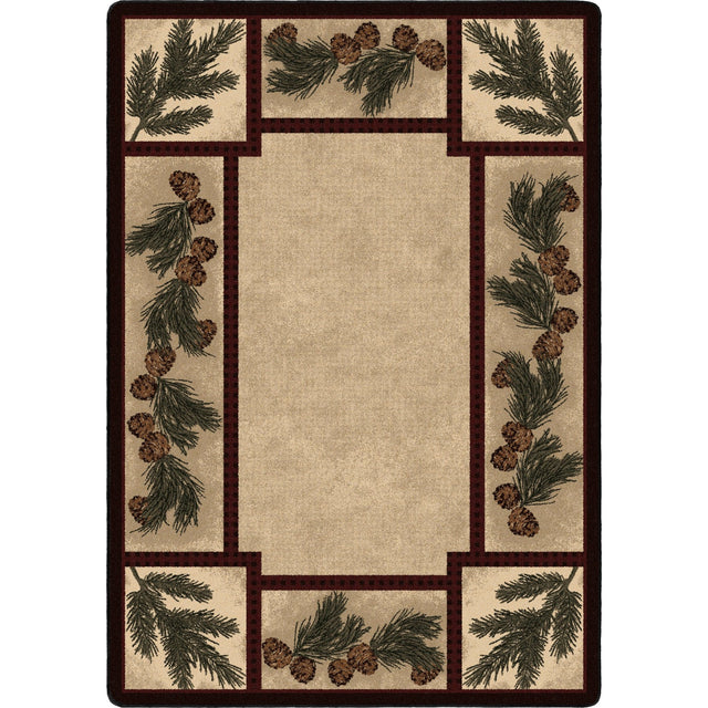 American Dakota Valley Forest Maize Rug - 0108MAZ234