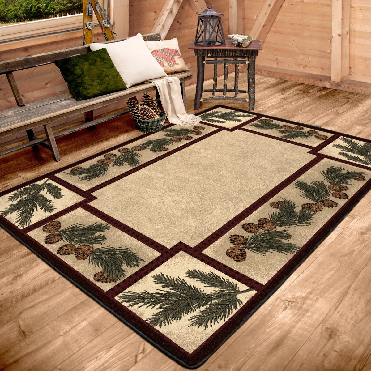 American Dakota Valley Forest Maize Rug - 0108MAZ234