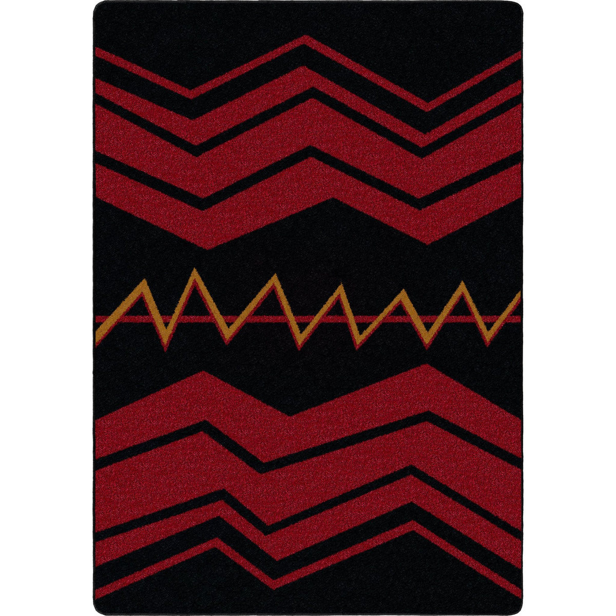 American Dakota War Path 2 Black Rug