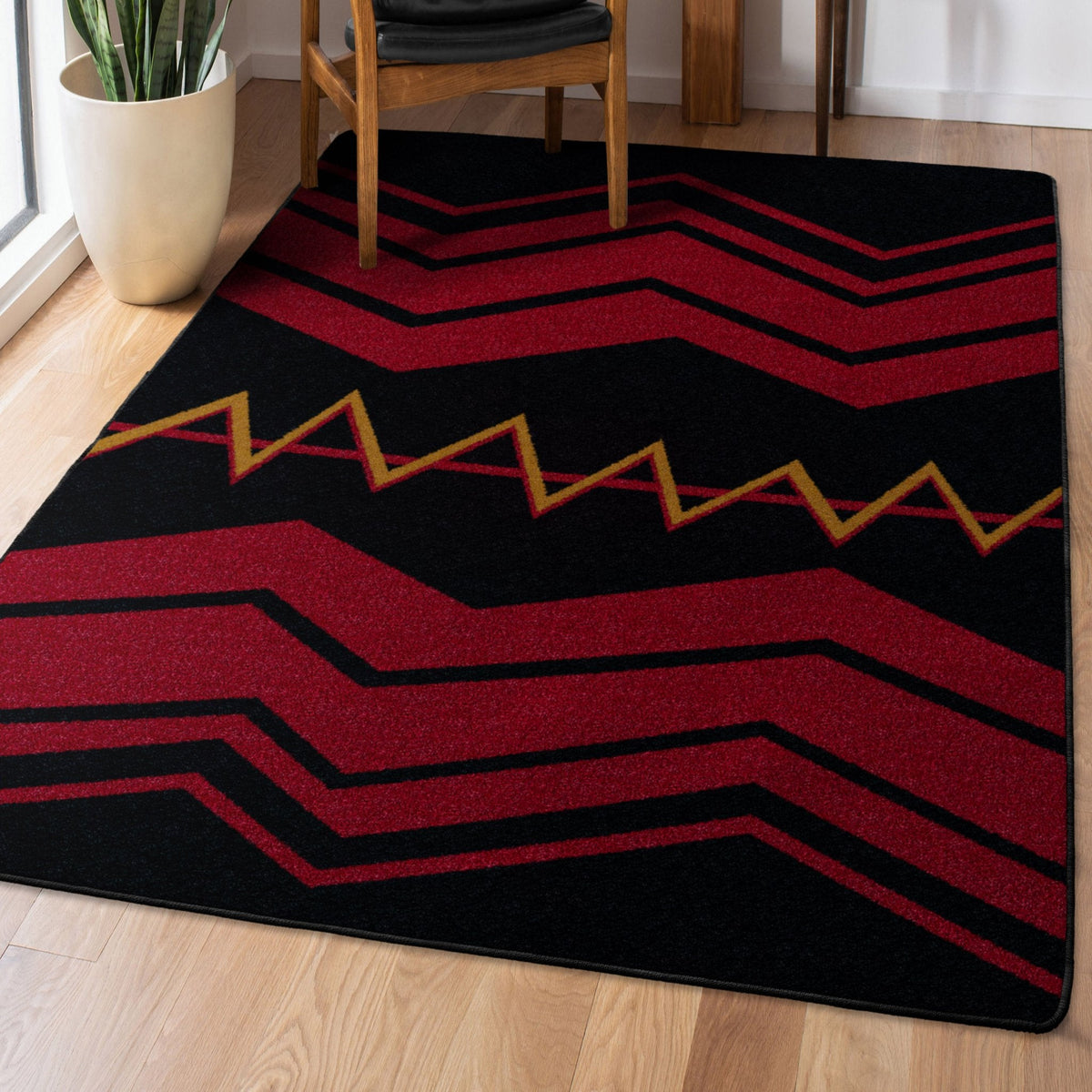 American Dakota War Path 2 Black Rug
