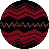 American Dakota War Path 2 Black Rug