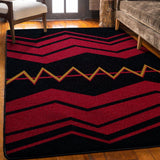 American Dakota War Path 2 Black Rug