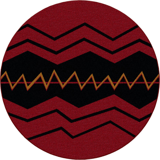 American Dakota War Path Red Rug
