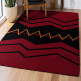 American Dakota War Path Red Rug