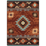 American Dakota Whisky River Rust Rug