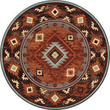 American Dakota Whisky River Rust Rug