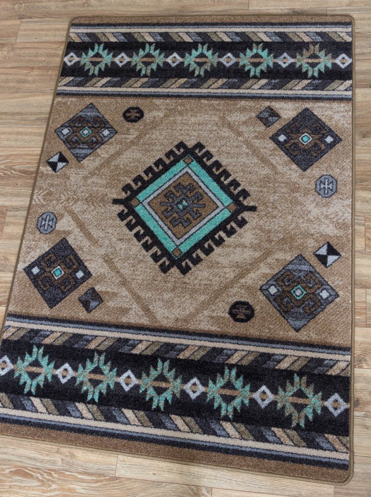 American Dakota Wild Whiskey Mint Rug