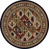 American Dakota Wilderness Panel Multi Rug - 0387MUL280