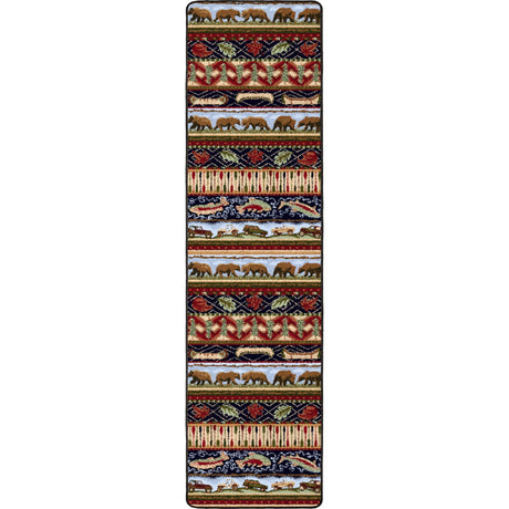 American Dakota Wilderness Trek Multi Rug - 0059MUL234