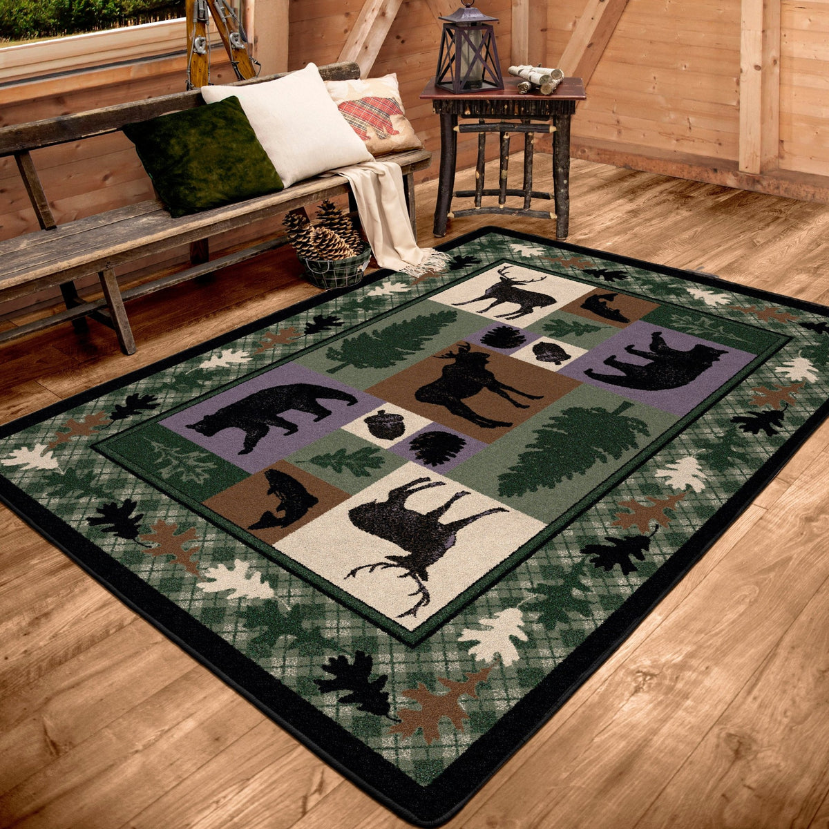 American Dakota Wildlife Retreat Multi Rug - 0111MUL234