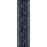 American Dakota Will K Buffalo Rising Midnight Rug - 0786MNT234