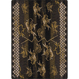 American Dakota Will K Buffalo Rising True Earth Rug - 0786TER234