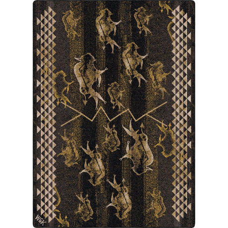 American Dakota Will K Buffalo Rising True Earth Rug - 0786TER234