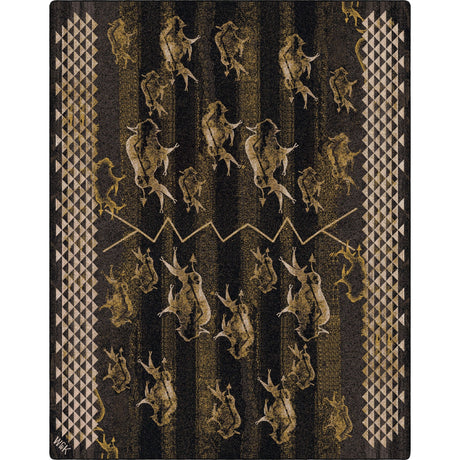 American Dakota Will K Buffalo Rising True Earth Rug - 0786TER234