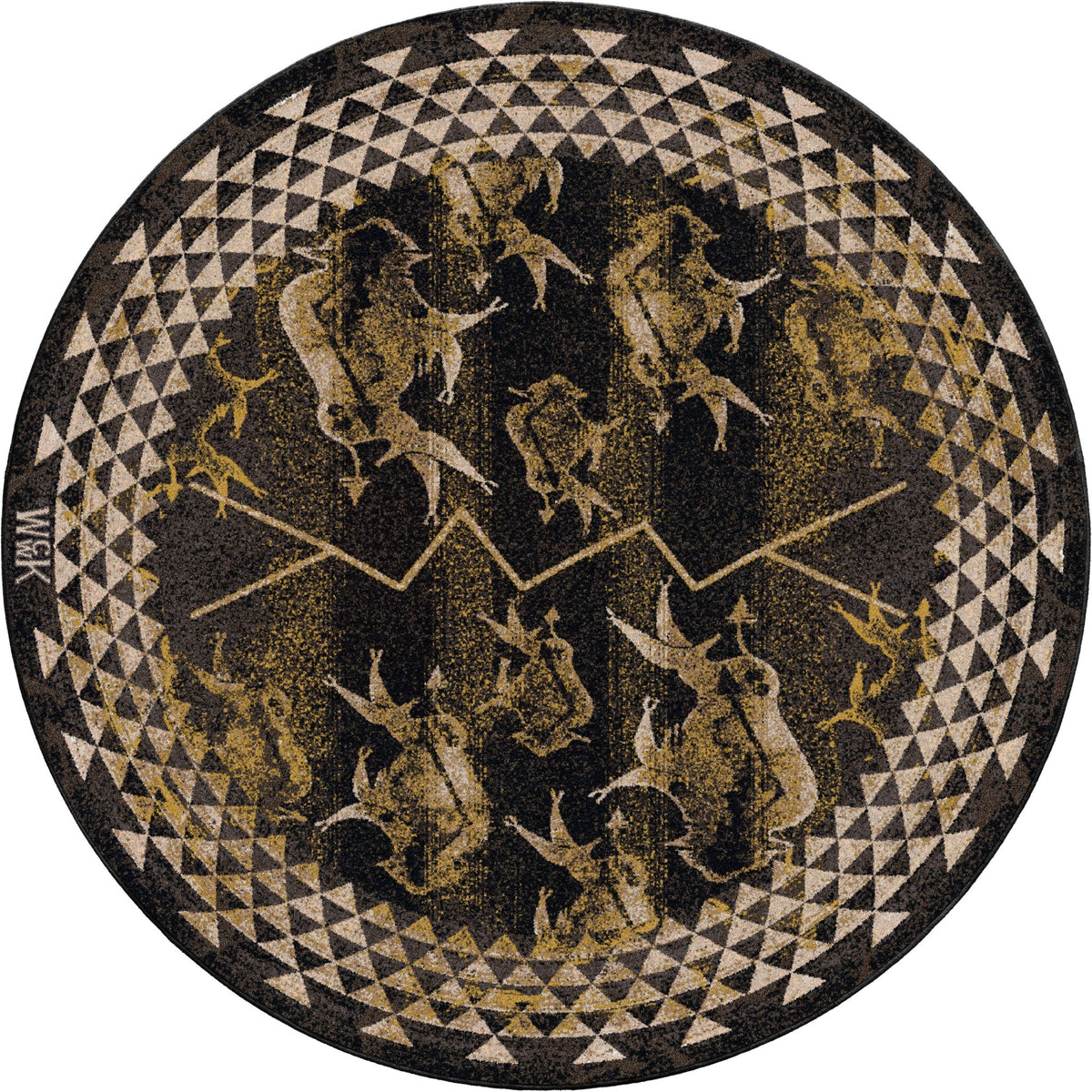 American Dakota Will K Buffalo Rising True Earth Rug - 0786TER234