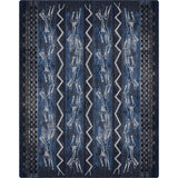 American Dakota Will K Plains Speak Midnight Rug - 0785MNT234