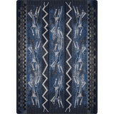 American Dakota Will K Plains Speak Midnight Rug - 0785MNT234