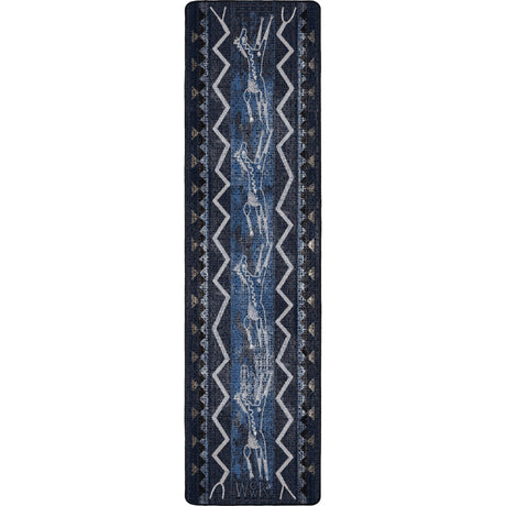 American Dakota Will K Plains Speak Midnight Rug - 0785MNT234