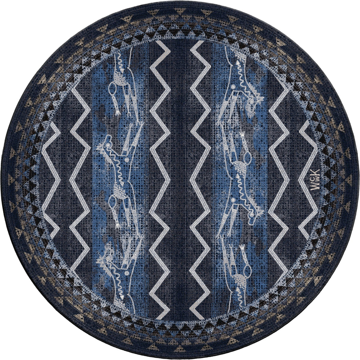 American Dakota Will K Plains Speak Midnight Rug - 0785MNT234