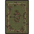 American Dakota Wooded Pines Green Rug - 0180GRN234