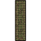 American Dakota Wooded Pines Green Rug - 0180GRN234