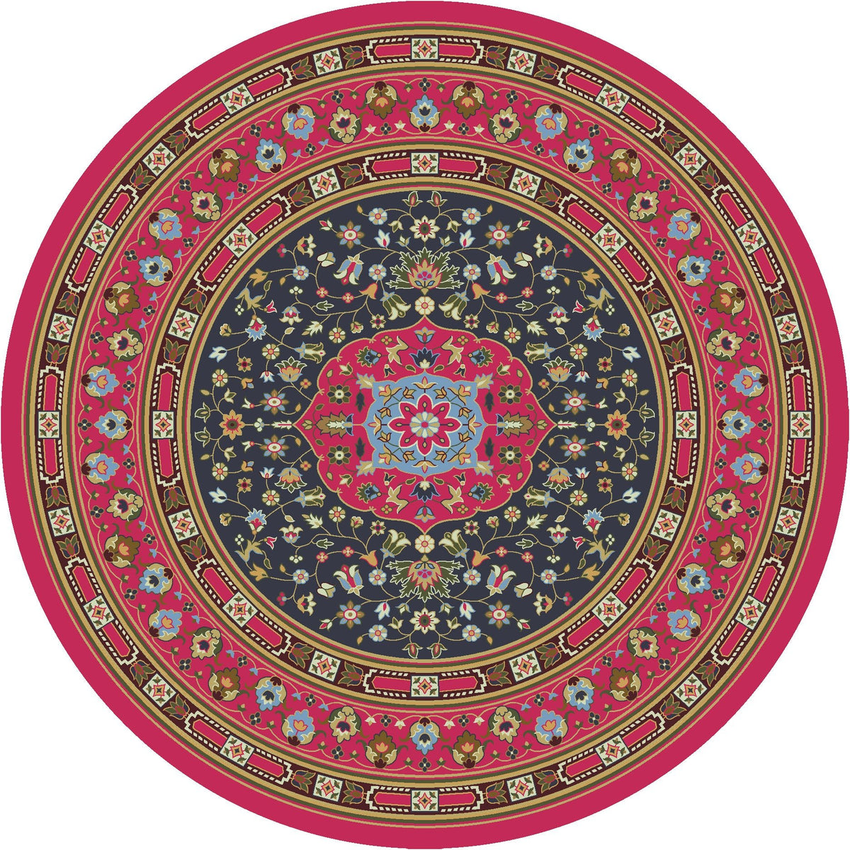 American Dakota Zanza Cardinal Rug - RC0239CDL234