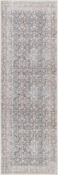 Surya Amelie Aml-2387 Black, Blush, Medium Brown, Dark Brown, Cream, Beige Area Rug