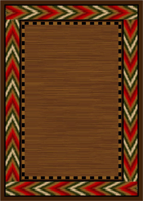 American Dakota Flame Red Rug