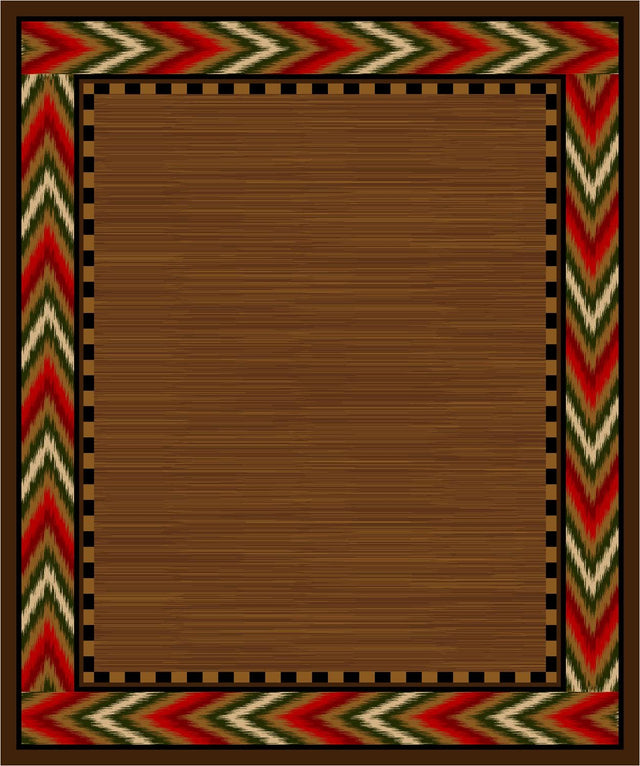 American Dakota Flame Red Rug
