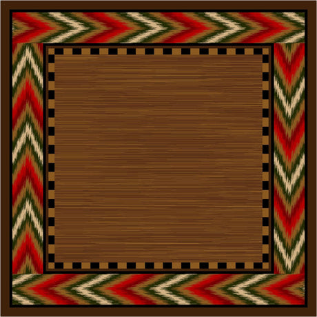 American Dakota Flame Red Rug