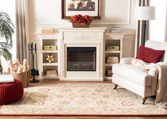 Safavieh Anatolia An512E Ivory / Rust Rugs