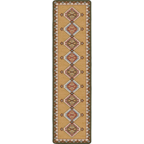 American Dakota Ancestry Green Rug
