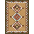 American Dakota Ancestry Green Rug