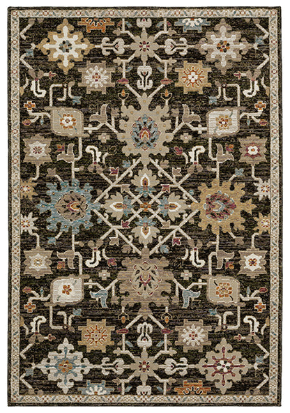 Oriental Weavers Sphinx Andorra 2396B Brown/ Multi Area Rug