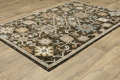 Oriental Weavers Sphinx Andorra 2396B Brown/ Multi Area Rug