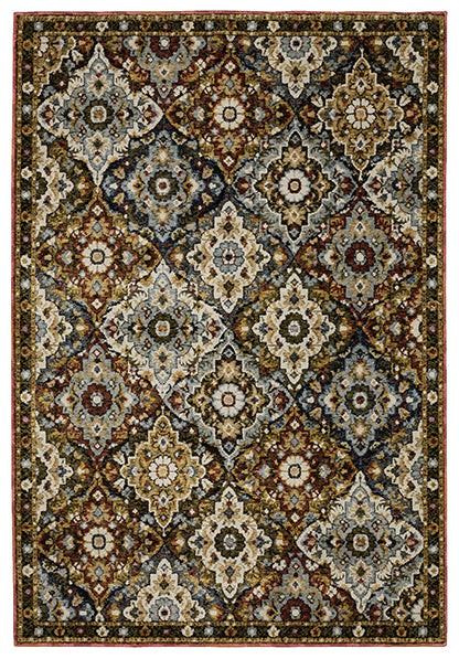 Oriental Weavers Sphinx Andorra 2408A Red/ Multi Area Rug