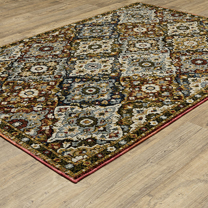 Oriental Weavers Sphinx Andorra 2408A Red/ Multi Area Rug