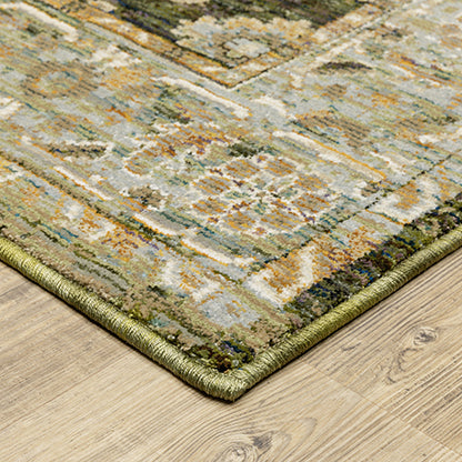 Oriental Weavers Sphinx Andorra 2417B Green/ Gold Area Rug