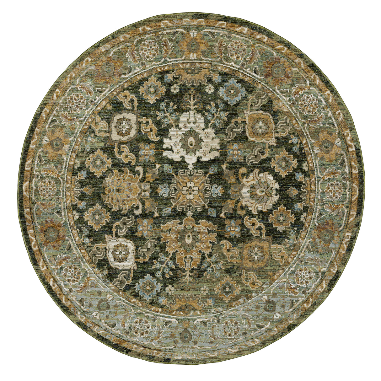 Oriental Weavers Sphinx Andorra 2417B Green/Gold Rugs