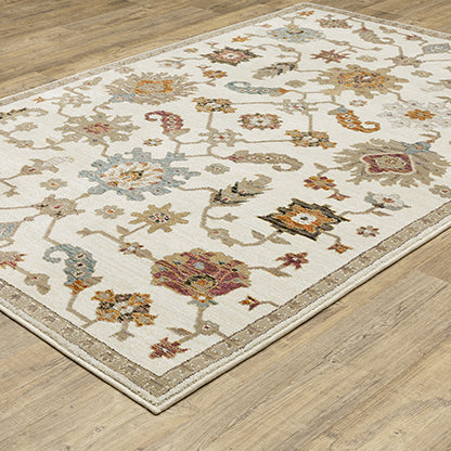 Oriental Weavers Sphinx Andorra 2419B Ivory/ Multi Area Rug