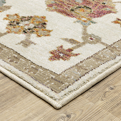 Oriental Weavers Sphinx Andorra 2419B Ivory/ Multi Area Rug