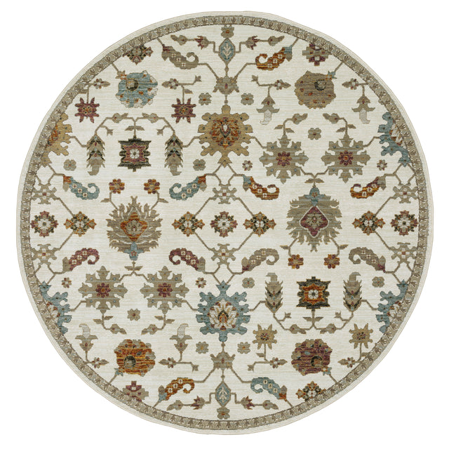 Oriental Weavers Sphinx Andorra 2419B Ivory/Multi Rugs