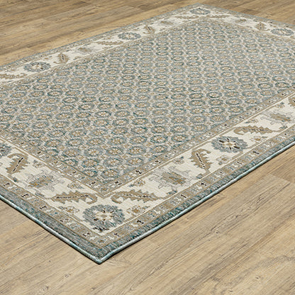 Oriental Weavers Sphinx Andorra 2429A Blue/ Ivory Area Rug